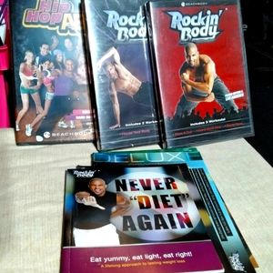 Beach Body Rockin Body 3 DVD Set & Booklets